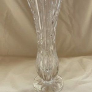 24% Vintage Lead Crystal Deplom Vase